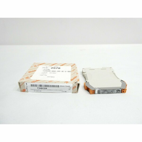 SIGNAL CONDITIONER, Weidmuller, Mfr#: WAS4-CVC-DC-0-20/0